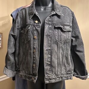 Women's Black Denim Jean Jacket